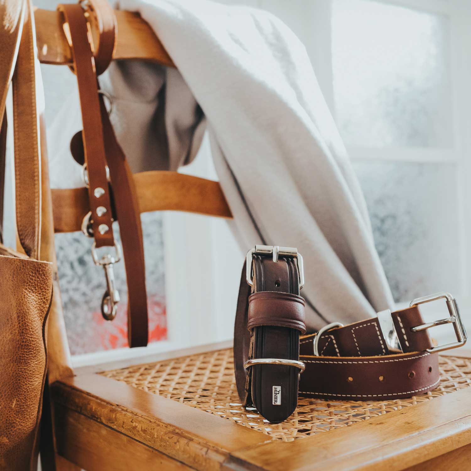 HUNTER - AALBORG SPECIAL hondenhalsband - rundsleder